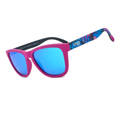 Polarized Sports Sunglasses for Running - UV400 Mirror Lens No-Slip Design TS001-C10