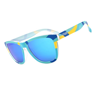 Polarized Sports Sunglasses for Running - UV400 Mirror Lens No-Slip Design TS001-C20