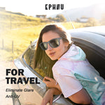 Polarized Sports Sunglasses for Running - UV400 Mirror Lens No-Slip Design TS001MGR