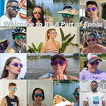 Polarized Sports Sunglasses for Running - UV400 Mirror Lens No-Slip Design TS001MRDI