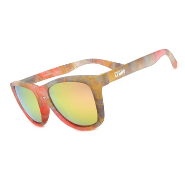 Polarized Sports Sunglasses for Running - UV400 Mirror Lens No-Slip Design TS001-C17