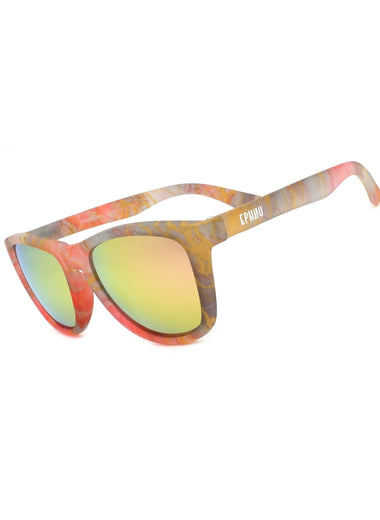 Polarized Sports Sunglasses for Running - UV400 Mirror Lens No-Slip Design TS001-C17