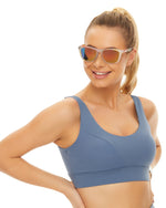 Polarized Sports Sunglasses for Running - UV400 Mirror Lens No-Slip Design TS001-C17