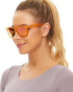 Polarized Sports Sunglasses for Running - UV400 Mirror Lens No-Slip Design TS001MOR