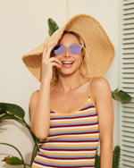 Polarized Sports Sunglasses for Running - UV400 Mirror Lens No-Slip Design TS001MWH