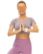 Polarized Sports Sunglasses for Running - UV400 Mirror Lens No-Slip Design TS001MOR