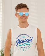 Polarized Sports Sunglasses for Running - UV400 Mirror Lens No-Slip Design TS001SWH