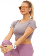 Polarized Sports Sunglasses for Running - UV400 Mirror Lens No-Slip Design TS001MOR