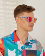 Polarized Sports Sunglasses for Running - UV400 Mirror Lens No-Slip Design TS001-C19