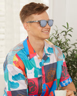 Polarized Sports Sunglasses for Running - UV400 Mirror Lens No-Slip Design TS001-C16