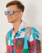 Polarized Sports Sunglasses for Running - UV400 Mirror Lens No-Slip Design TS001-C16