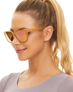 Polarized Sports Sunglasses for Running - UV400 Mirror Lens No-Slip Design TS001MOR