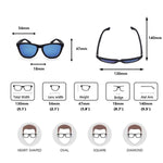 Polarized Sports Sunglasses for Running - UV400 Mirror Lens No-Slip Design TS001MBK