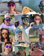 Polarized Sports Sunglasses for Running - UV400 Mirror Lens No-Slip Design TS001TDB