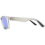 Cycling Sunglasses Sport Square BPA-Free Frame Mirror Sun Glasses UV400 Protection Transparent Grey Frame+ Green Lens YS013