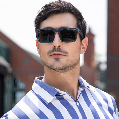 Square Polarized Sunglasses for Men MARBLE EDDIE