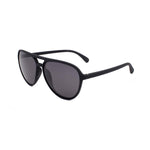 Retro Sunglasses BPA-Free Sun Glasses UV400 Protection Black Frame+ Grey Lens YS010-C1