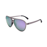 Retro Sunglasses BPA-Free Sun Glasses UV400 Protection Transparent Grey Frame+ Grey Lens YS010-C3