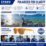 Polarized Sports Sunglasses for Running - UV400 Mirror Lens No-Slip Design TS001MOR