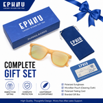 Polarized Sports Sunglasses for Running - UV400 Mirror Lens No-Slip Design TS001SBR
