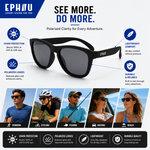 Total Eclipse Dash - Polarized Sports Sunglasses for Running TS001TBK