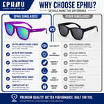 Polarized Sports Sunglasses for Running - UV400 Mirror Lens No-Slip Design TS001TDPR
