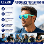 Polarized Sports Sunglasses with Mirror Lens TS001TGR