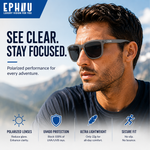 Polarized Sports Sunglasses for Running - UV400 Mirror Lens No-Slip Design TS001MGR