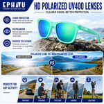 Polarized Sports Sunglasses with Mirror Lens TS001TGR