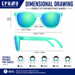 Polarized Sports Sunglasses with Mirror Lens TS001TGR