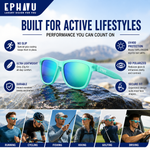 Polarized Sports Sunglasses with Mirror Lens TS001TGR