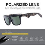 Square Polarized Sunglasses for Men CROCO EDDIE